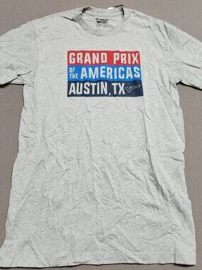 Cavallino Red Bull Grand Prix Of The Americas Tee Small Cotton Heather Grey 140